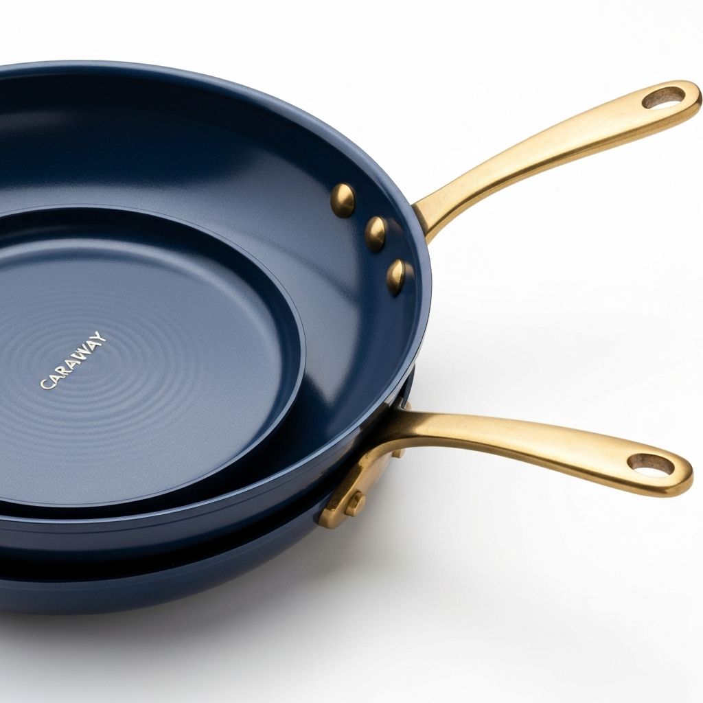 Navy Blue Caraway Pans